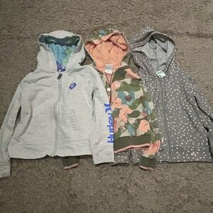 Kids' Gray and Camouflage Hoodies Set